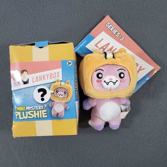 Lankybox Foxy 5 Inch Mini Plush Series 3 Stuffed Toy Bonkers 2023 - Picture 1 of 10